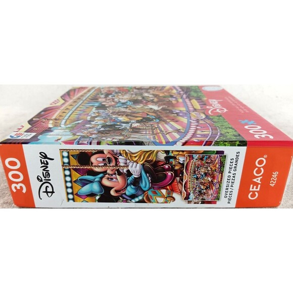 Disney Mickey and Friends Carousel 300 Piece Jigsaw Puzzle Series by Ceaco - Picture 2 of 4